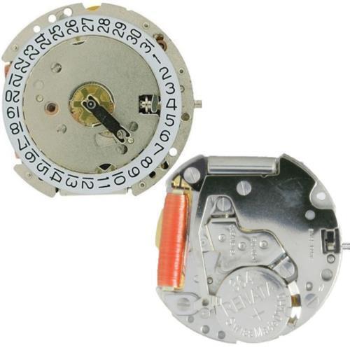 Mouvement de montre à quartz Ronda 775, date à 3/6