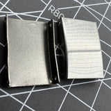 9 Sizes 18 PIECES 3 Folded Watch Strap Bracelet Buckles Silver Extender