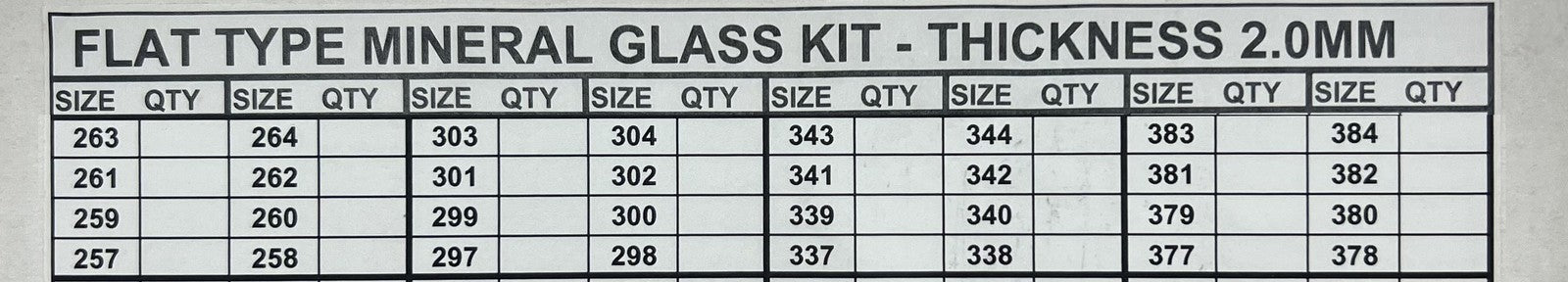 Mineralglas 2 mm dick, 32 St�ck, rund flach, 25,7 bis 38,4 mm, Uhrenersatzglas f�r pr�zise Kamera- und Uhrenreparatur.