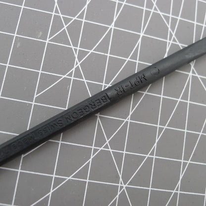Bergeon 7010 black polyamide probe stick for precise watch adjustments, Swiss Made quality tool.