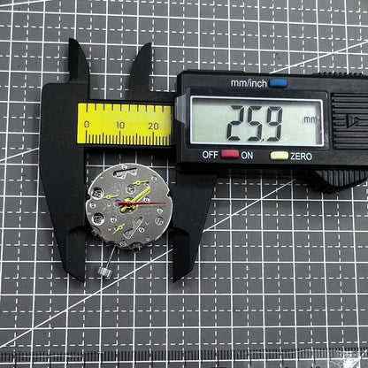 Seagull ST16 Mechanisches Uhrwerk, Uhrenteil, schwarzer Kalender, 7 Zeiger, Datum bei 6 