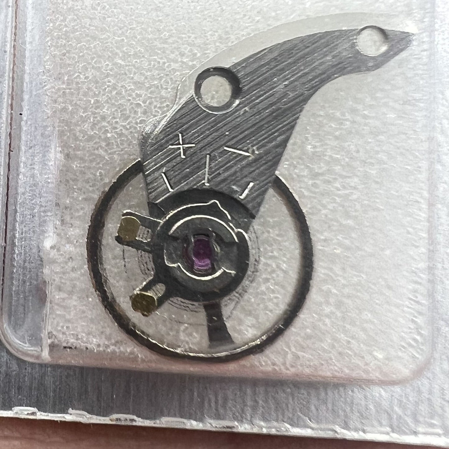 Balance wheel with splint for Miyota NH35 NH36 watch movement, precision Japan-made component.