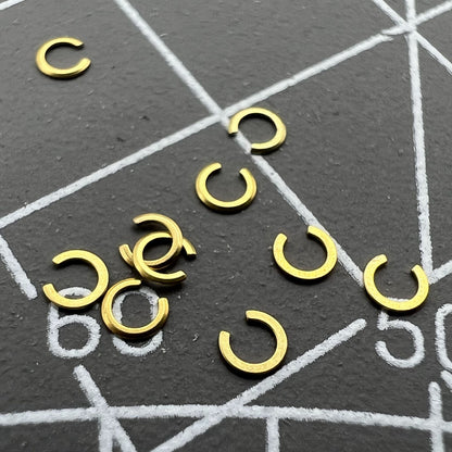 Miyota 8200 watch parts set with 50 weekly dial jumpers for accurate accessory repairs.