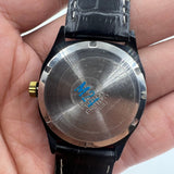 33mm Shanghai Factory Made Manual Mechanical Watch Double Calendar Black Dial