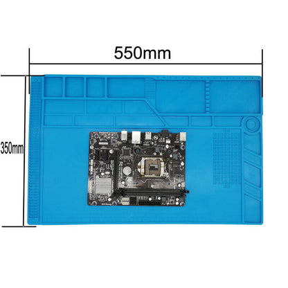 New Heat-Resistant Soldering Silicon Soldering Mat Work Pad Watch Repair Tool