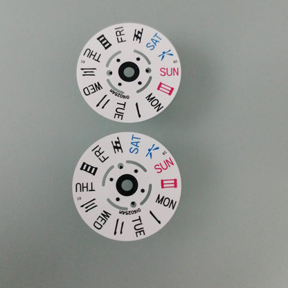Watch Part Watch Dial Discs Week Dial Fit For Movement NH35 NH36 Spare Parts