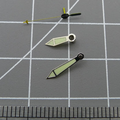 Aiguilles lumineuses pour mouvement Miyota 2035, longueurs 16 mm/12 mm/9 mm, n° 1530