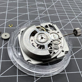 Tianjin Seagull ST25 Square Automatic Mechanical Movement Silver 3 Hands Hollow