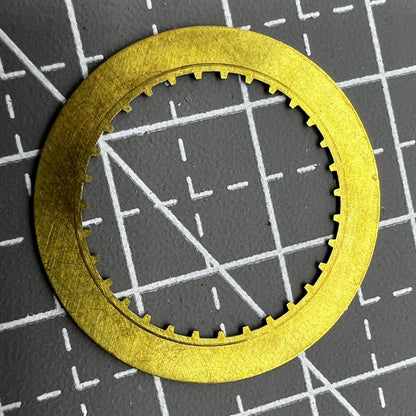Silver date ring for men's watches compatible with ETA2824 and ETA2892 movements.