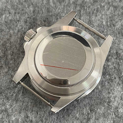 Stainless steel retro watch case with sapphire glass for NH35/NH36 movements by 19 Options, durable style.