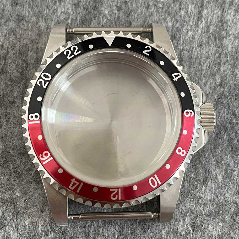 Stainless steel retro watch case with sapphire glass for NH35/NH36, durable and stylish by 19 Options.
