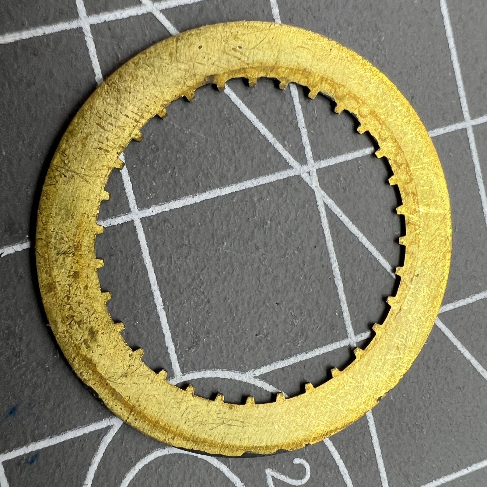 Swiss Black Date Disk with Square Font for ETA2824 watch movement by Swiss Brand, precise replacement part.