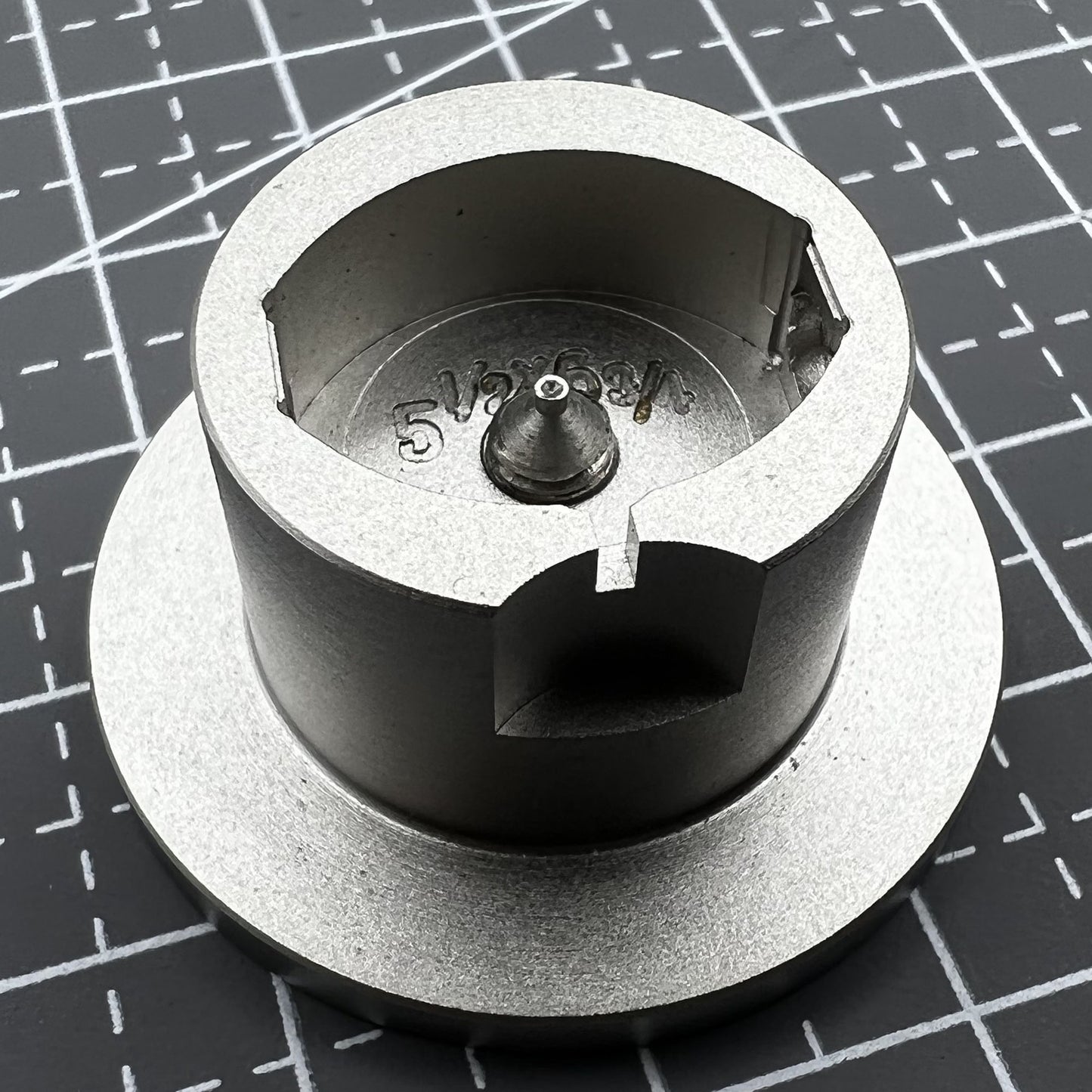 Bergeon Uhrwerkhalter Modell 1997 DI mit Mittel Schraube 5-1/2 x 6-3/4 Ligne