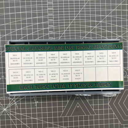 Japan Special Glass Crystal waterproof mini D&E ring gasket for watch crown seal by D&E