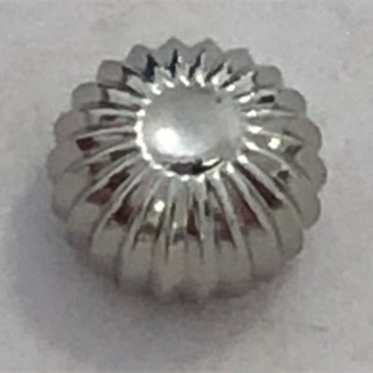 Seagull 316L stainless steel watch crown for ST3600/ST3621 and ETA6497/6498 movements, durable accessory.