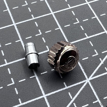 6.0mm Roségoldene Uhrenkrone mit Rohr passend für OMEGA Seamaster 300