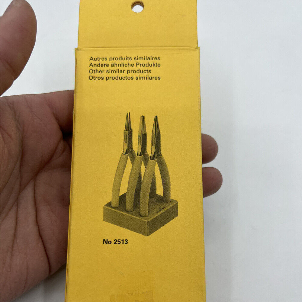 Bergeon 2512 smooth box jointed round nose pliers 115mm for precise watch repair and jewelry work