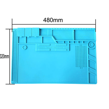 New Heat-Resistant Soldering Silicon Soldering Mat Work Pad Watch Repair Tool