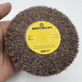 Bergeon 6085-F1 Medium Grain Abrasive Wheels Aluminum Oxide Polishing Brush