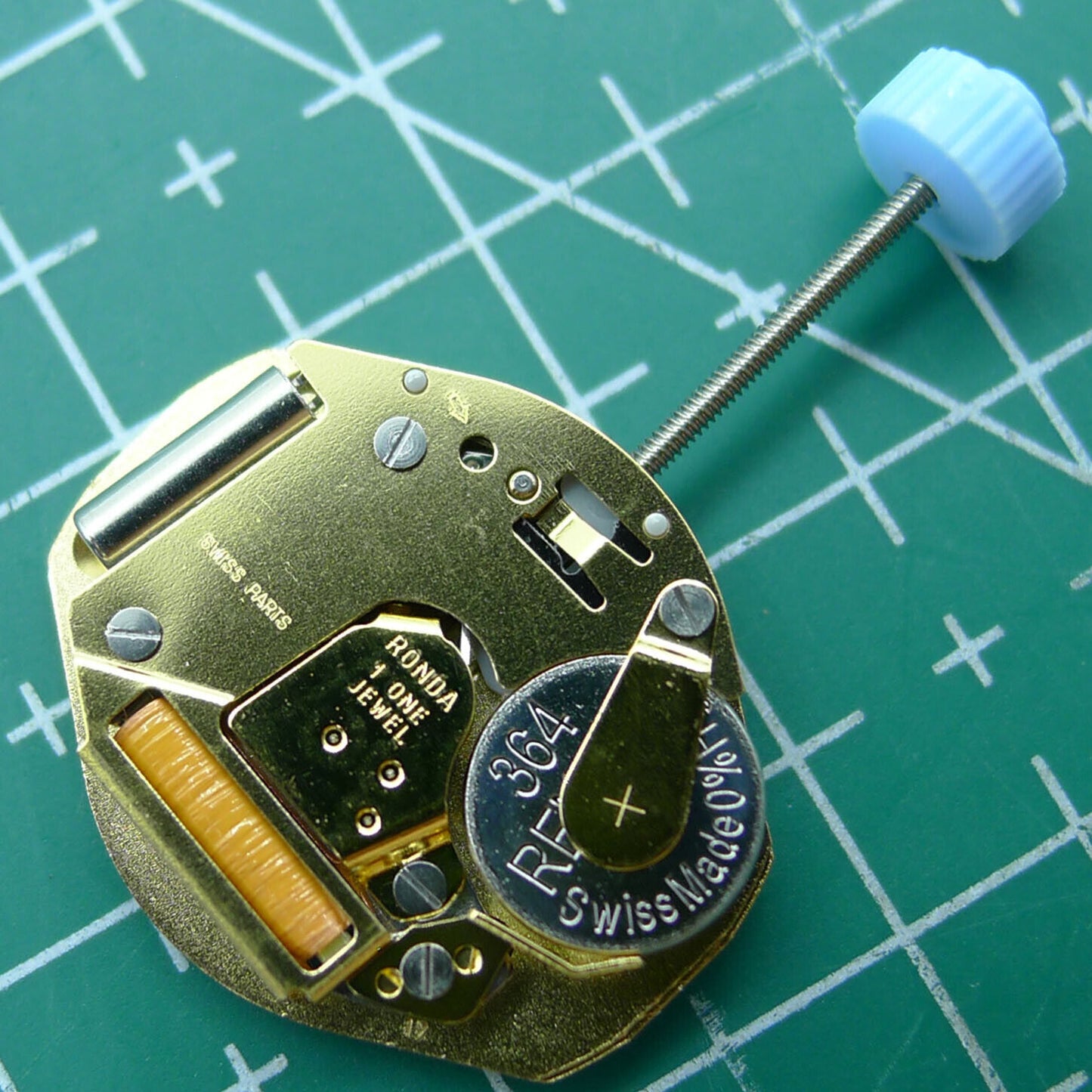 Wholesale Ronda 762 Swiss quartz watch movement, standard height, precision timekeeping by Ronda for watch accessories.