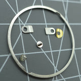 Case Cushion Mount Spacer Ring Fixing Ring with Screws+clamps for ETA2824 2836