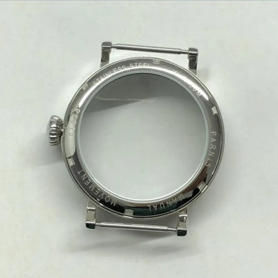 46mm 316L stainless steel watch case, designed for ETA6497/6498 and ST3600/3621 movements.