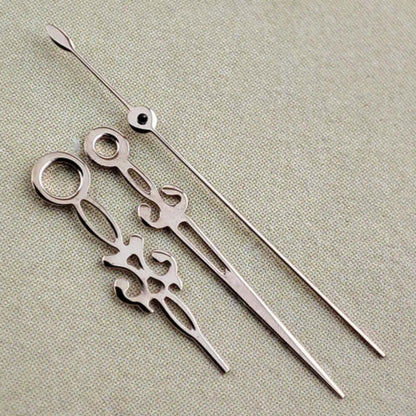 2 Sets/Pack Rose Gold Hollow Snowflake Shape No Lume Hands for NH35/36 NH38 NH72