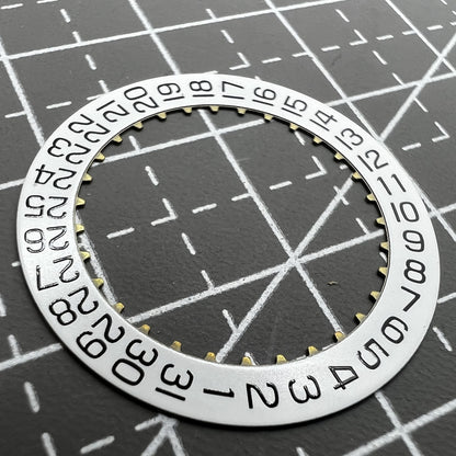 Generic Date@3 White Date Disk Wheel Date Wheel for Movement ETA 2824-2