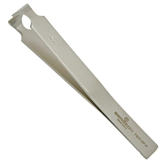 Bergeon 7427-NP-K Cutting Tweezers for Fine Watch Coils & Spring