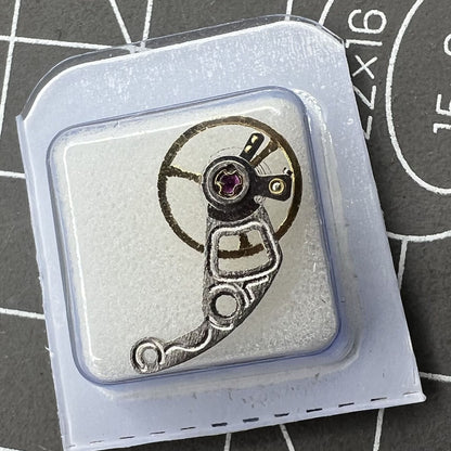 Complete Balance Wheel with silver splint for Hangzhou 2189 Hollow movement, precision watch accessory.