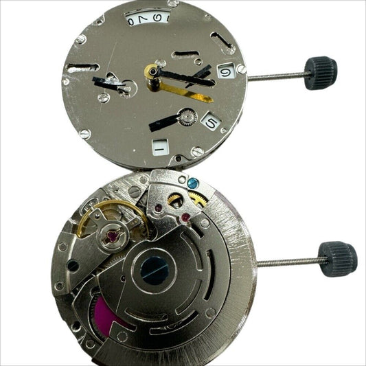 Nanning 8205 automatic watch movement with small second at 6 o?clock, precision mechanical part.