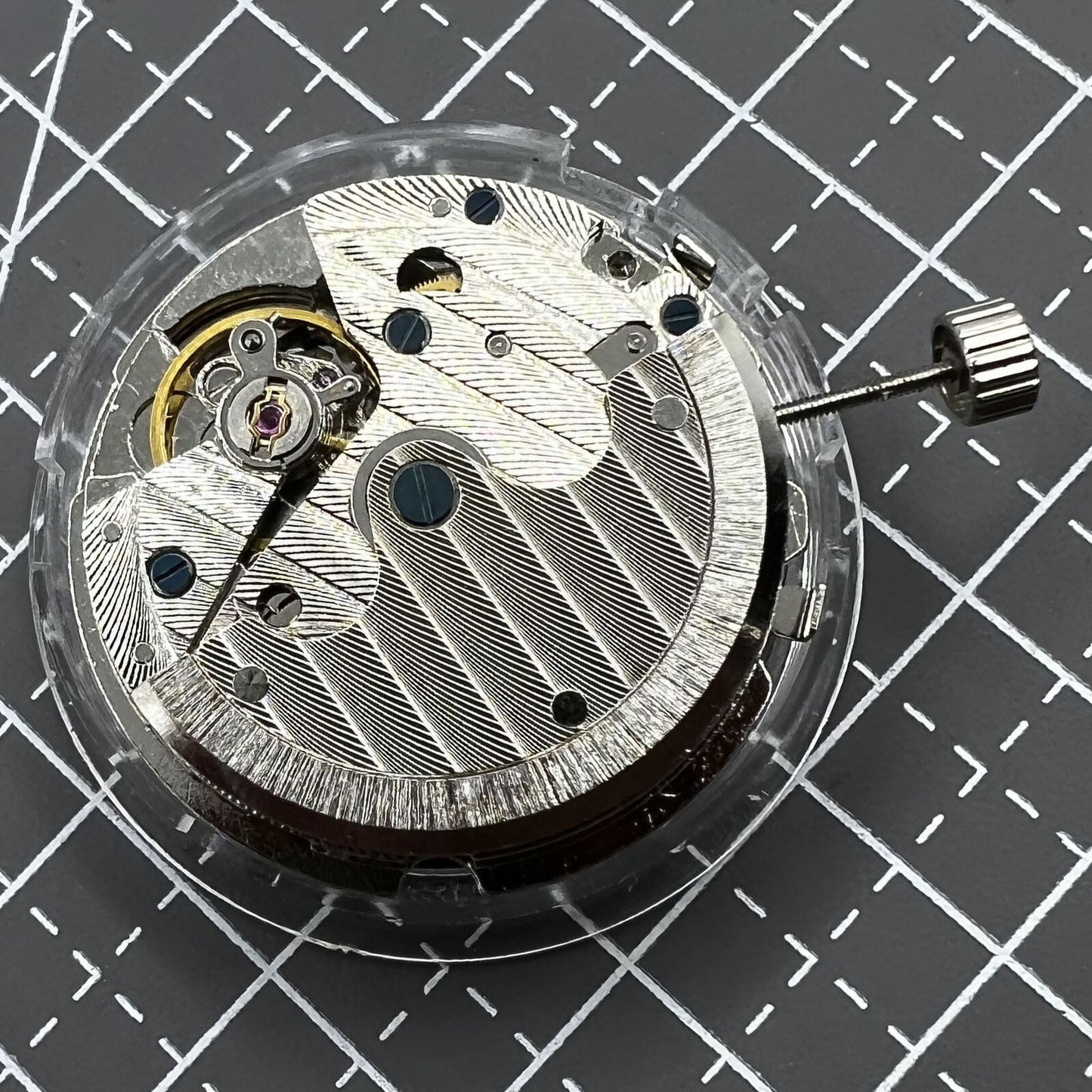 Seagull ST16 mechanical automatic watch movement showcasing precise craftsmanship and durable stainless steel components.