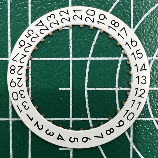 OM Font Date Disk showing date wheel at 3 o'clock for ETA 2824 watch movement, wholesale lot