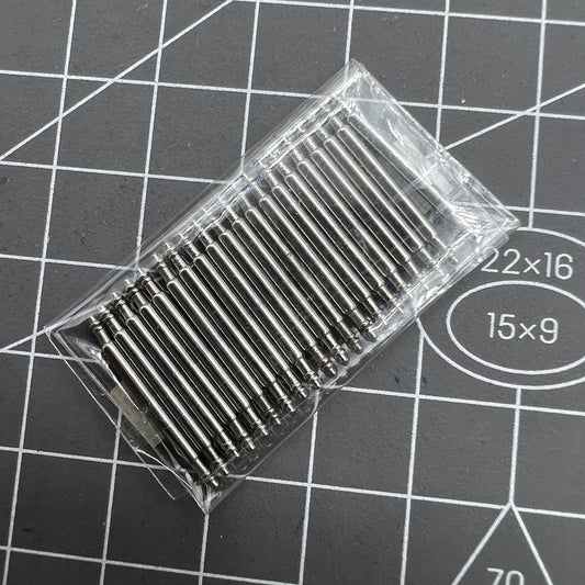 100 STÜCK 1,8 MM Durchmesser Federsteg Uhrenarmband Zubehör 10 MM-28 MM 