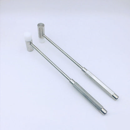 Marteau en acier, manche en acier, outil de réparation de maillons de bracelet de montre, 2 têtes