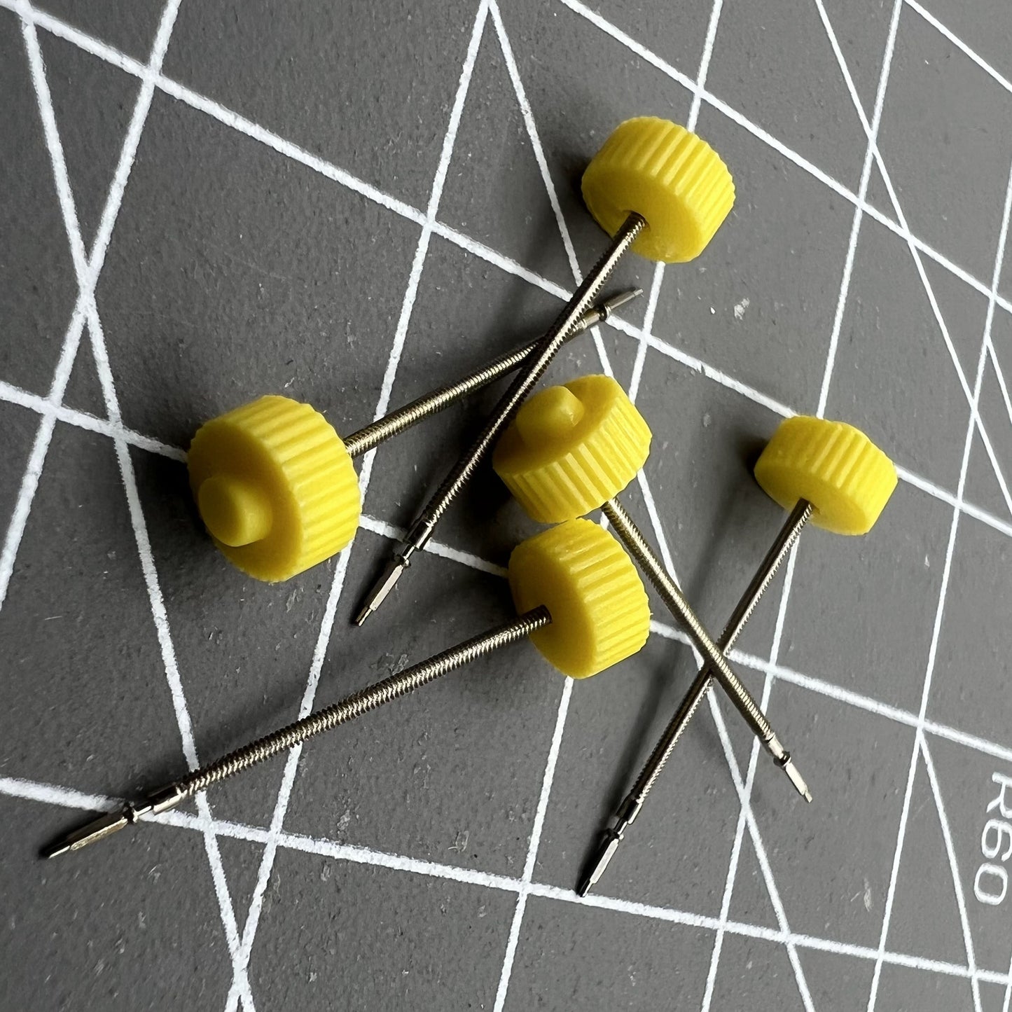 2 Stück Uhraufzugswellen Ersatzteile für ISA125 und ISA127 Uhrwerk Modelle