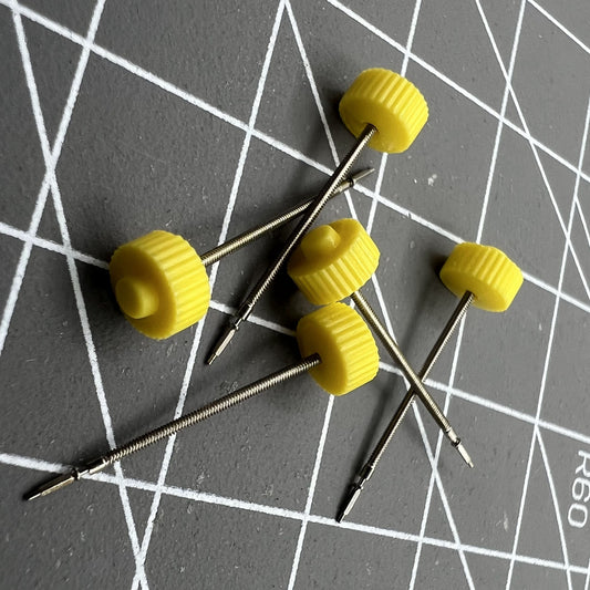 2 Stück Uhraufzugswellen Ersatzteile für ISA125 und ISA127 Uhrwerk Modelle