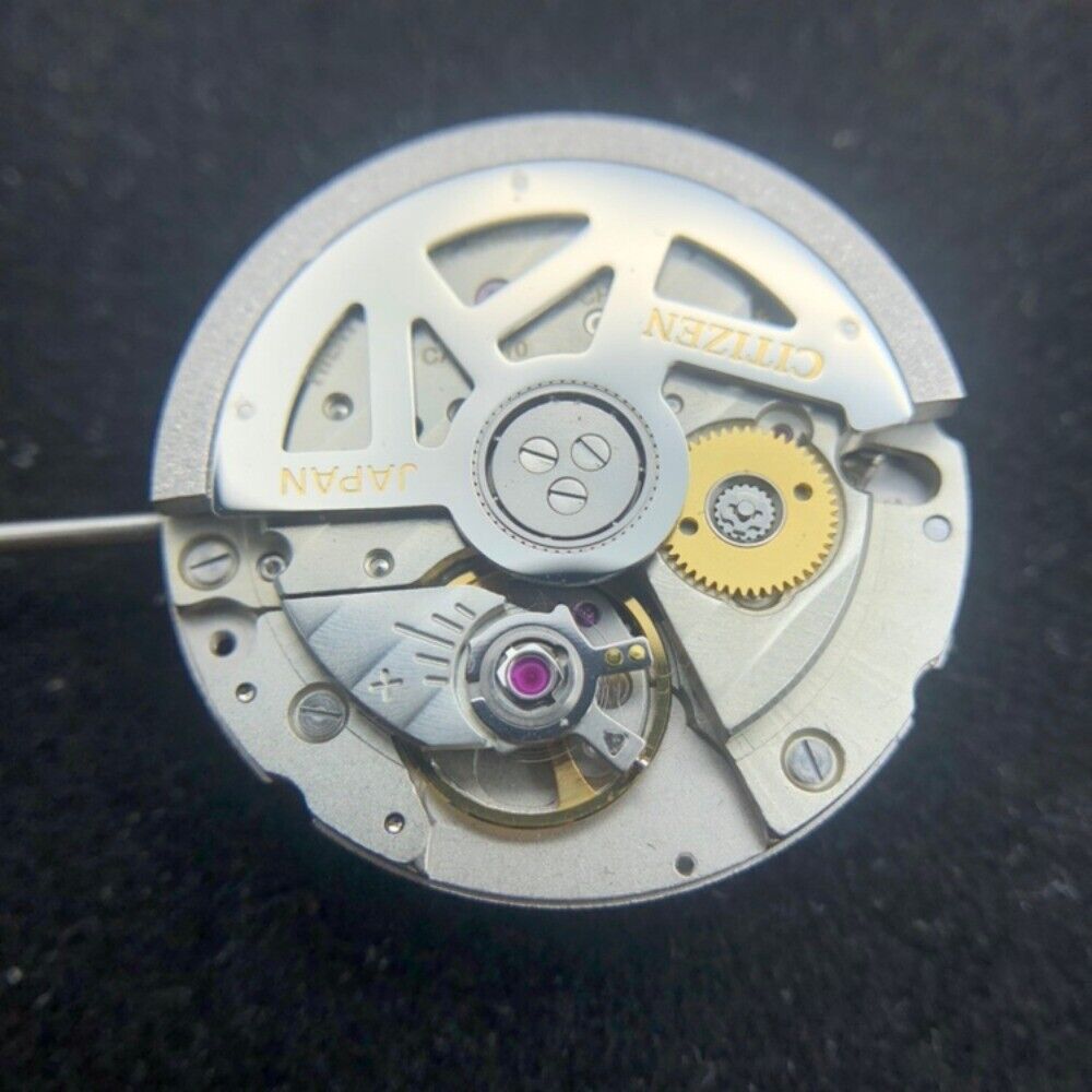 Miyota Citizen 9010 automatic watch movement with date display, ultra-thin design for sleek watch accessories.