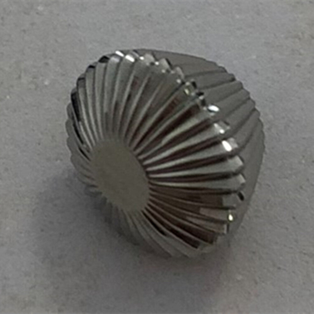 316L Stainless Steel watch crown compatible with Seagull ST3600 and ETA6497 movements for repair and customization.