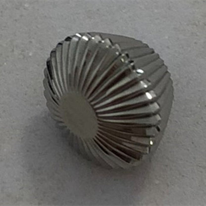 316L Stainless Steel watch crown compatible with Seagull ST3600 and ETA6497 movements for repair and customization.