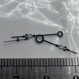 Small Black Floral Watch Hands for Seagull ST3600/ST3621/ETA6497/6498 Movement