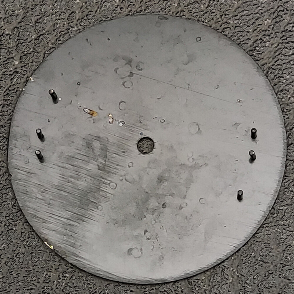 Green luminous 33.8mm pilot watch dial, fits NH35 movement, perfect for black strap repairs.