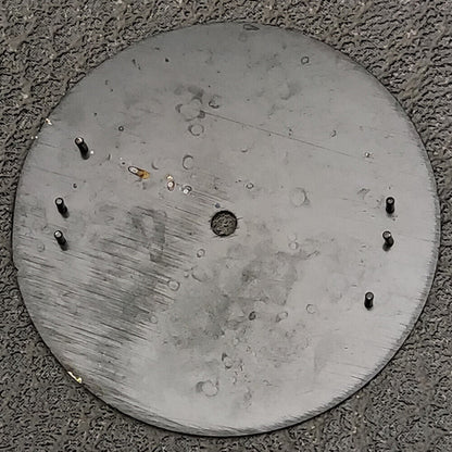 Green luminous 33.8mm pilot watch dial, fits NH35 movement, perfect for black strap repairs.