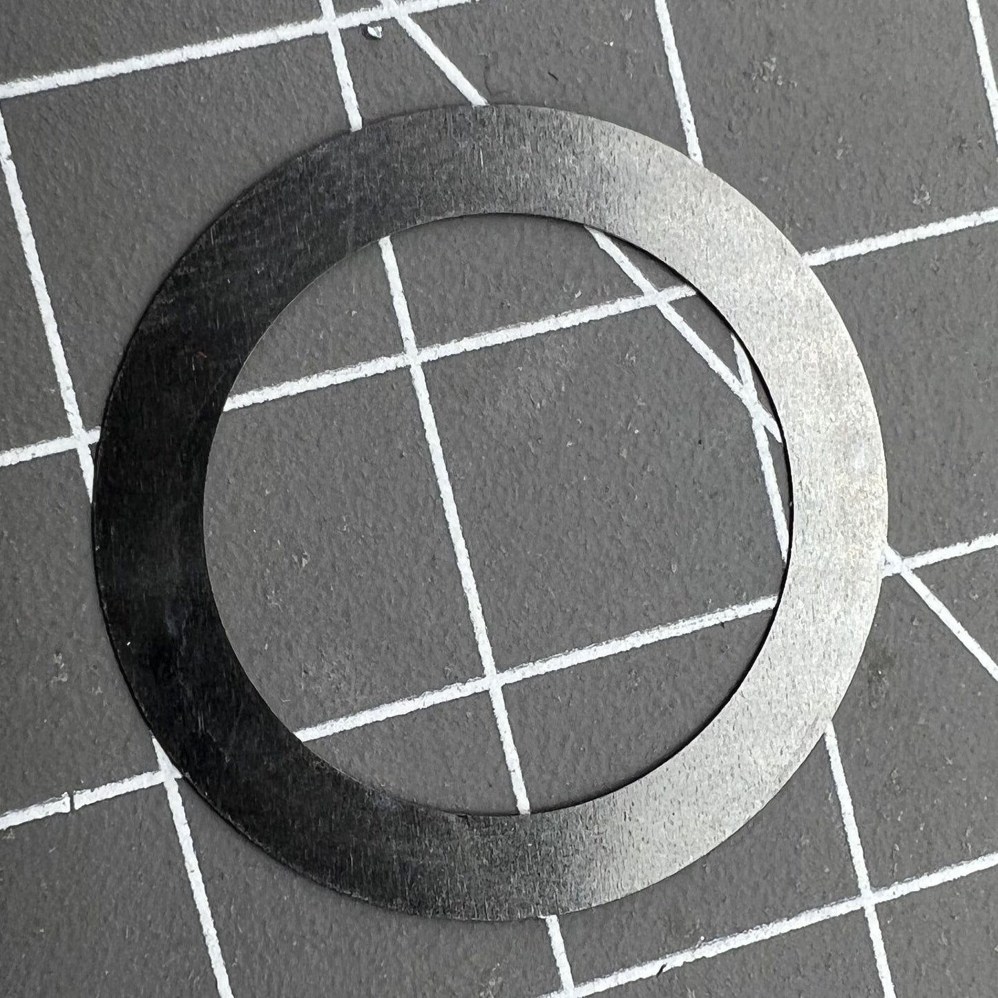 Pink date wheel overlay for NH35 NH36 watch movement, stylishly enhancing readability on black background.