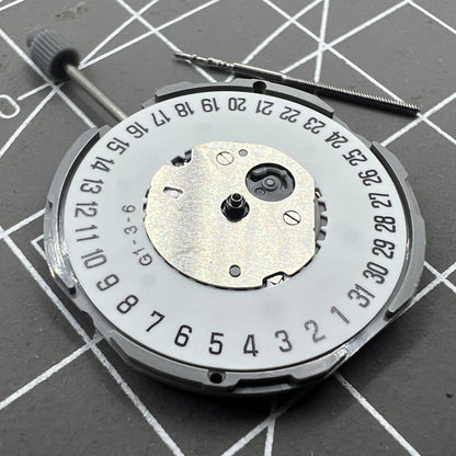 Mouvement à quartz japonais Miyota GM12 Date à 6 heures Mouvement fabriqué au Japon 