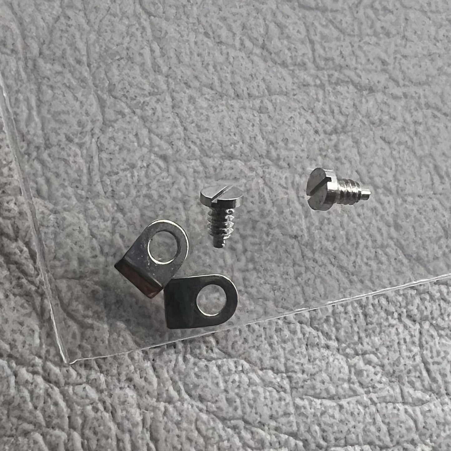 Vis x4 + colliers x4, colliers de serrage argentés + vis pour Seagull ST3600 ETA6497 