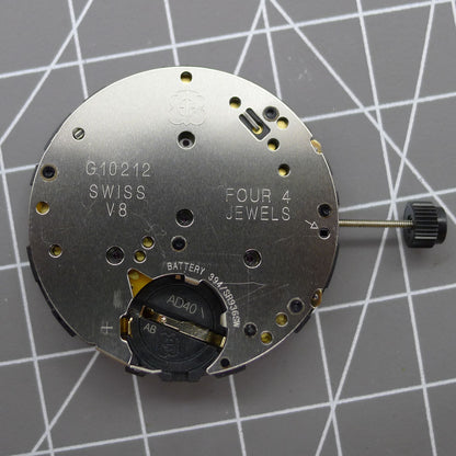 Swiss ETA G10.212 Watch Quartz Movement Swiss Made Movement 3 Hands Date At 6