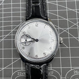 42mm Men Watch Manual Chain Up Seagull ST3600 Mechanical Movement White Dial