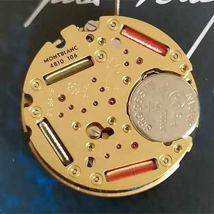 Swiss Made ETA251.471 quartz movement displaying multifunctional watch features with precision timing.