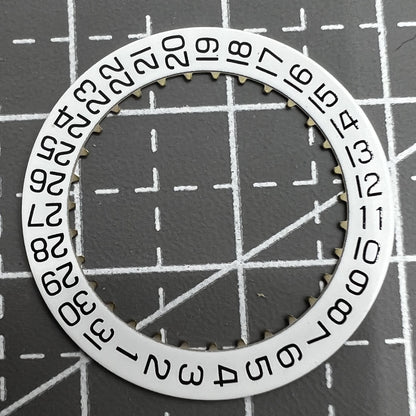 Generic Date@3 White Date Disk Wheel Date Wheel for Movement ETA 2824-2